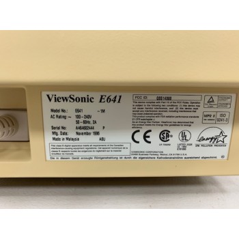 Viewsonic E641 14" CRT Monitor